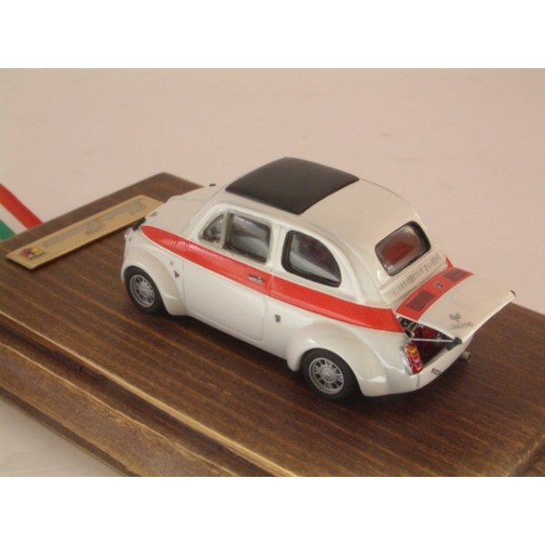 Fiat 500 Abarth 695 ss Bianco Assetto Corsa 1966 - Special Built 1:43